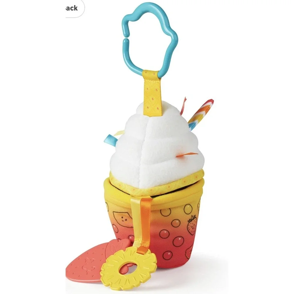 Melissa‎ & Doug Multi-Sensory Bubble Tea Take-Along Clip-On Infant Toy